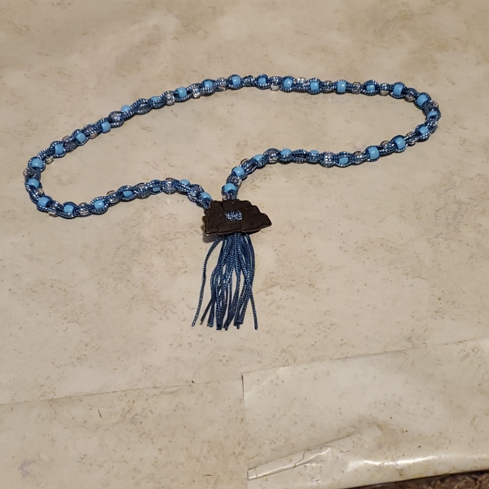 Blue necklace
